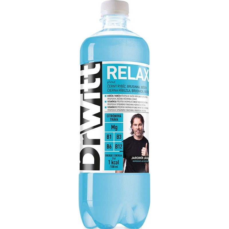 DrWitt Relax černý rybíz, brusinka & ibišek 0,75l - PET