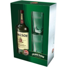 Jameson 0,7l - kazeta 2 sklenice long