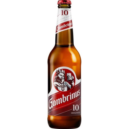 Gambrinus Originál 10 výčepní světlé 0,5l - sklo