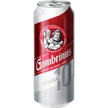 Gambrinus Originál 10 výčepní světlé 0,5l - plech