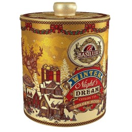 BASILUR Winter Night’s Golden Hour – luxusní černý čaj 100g | Vyprodej-Online.cz