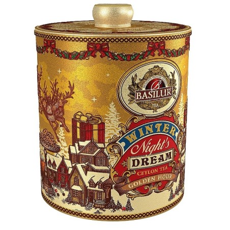 BASILUR Winter Night’s Golden Hour – luxusní černý čaj 100g | Vyprodej-Online.cz