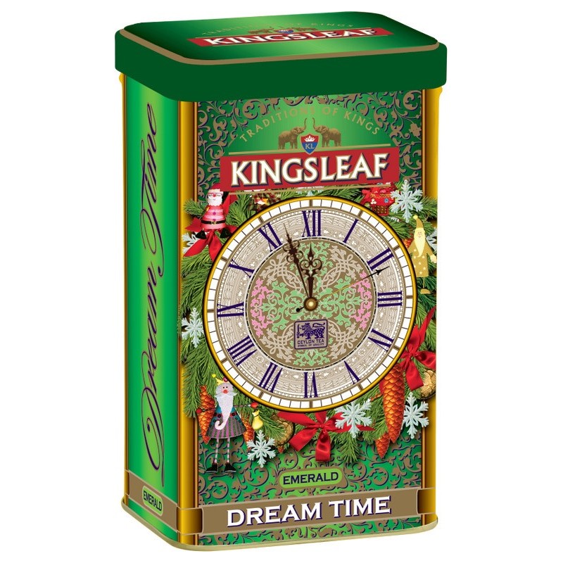 Zelený čaj KINGSLEAF Dream Time Emerald 75g – prémiový sypaný čaj