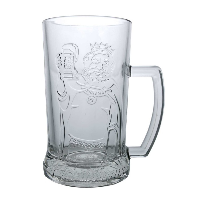 Půllitr Gambrinus 0,5l s uchem - reliéf Gambrinus Patron