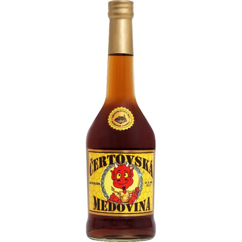 Medovina čertovská 21% 0,5l - Česká včela