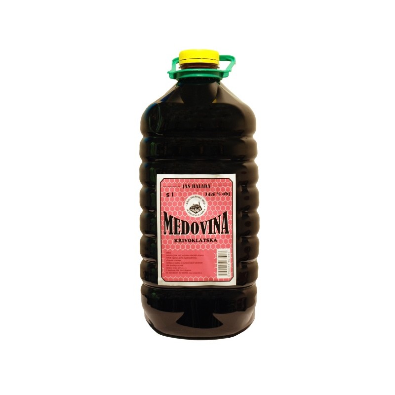 Medovina Křivoklátská 12% 5l - Česká včela